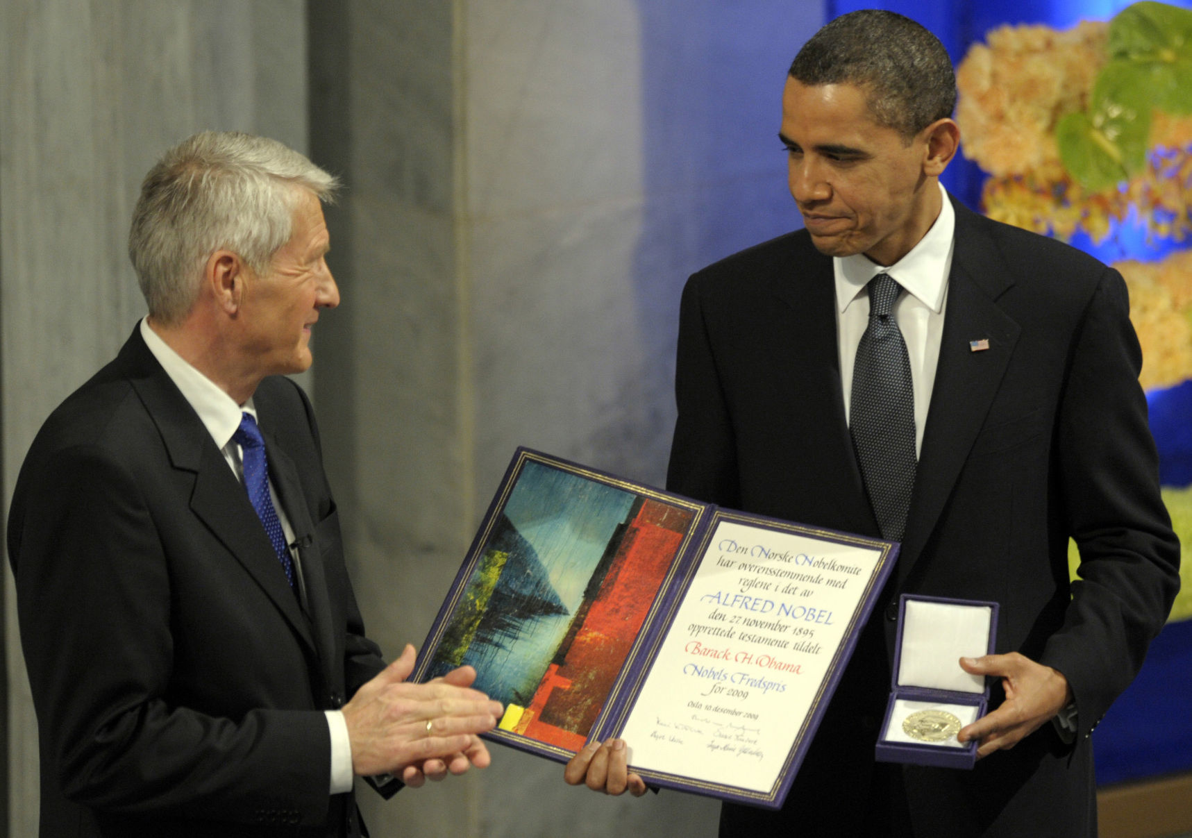 Barack Obama, Thornbjorn Jagland